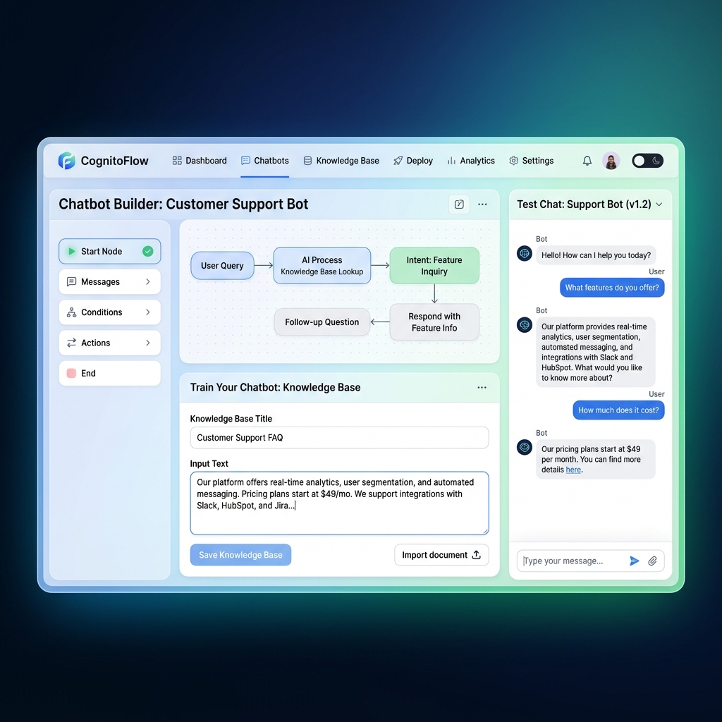 AI Bot Builder UI